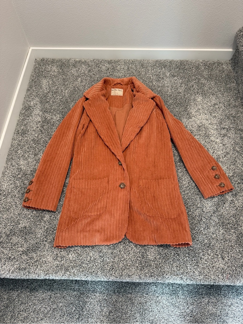 Free People Everly Cord Blazer Jacket